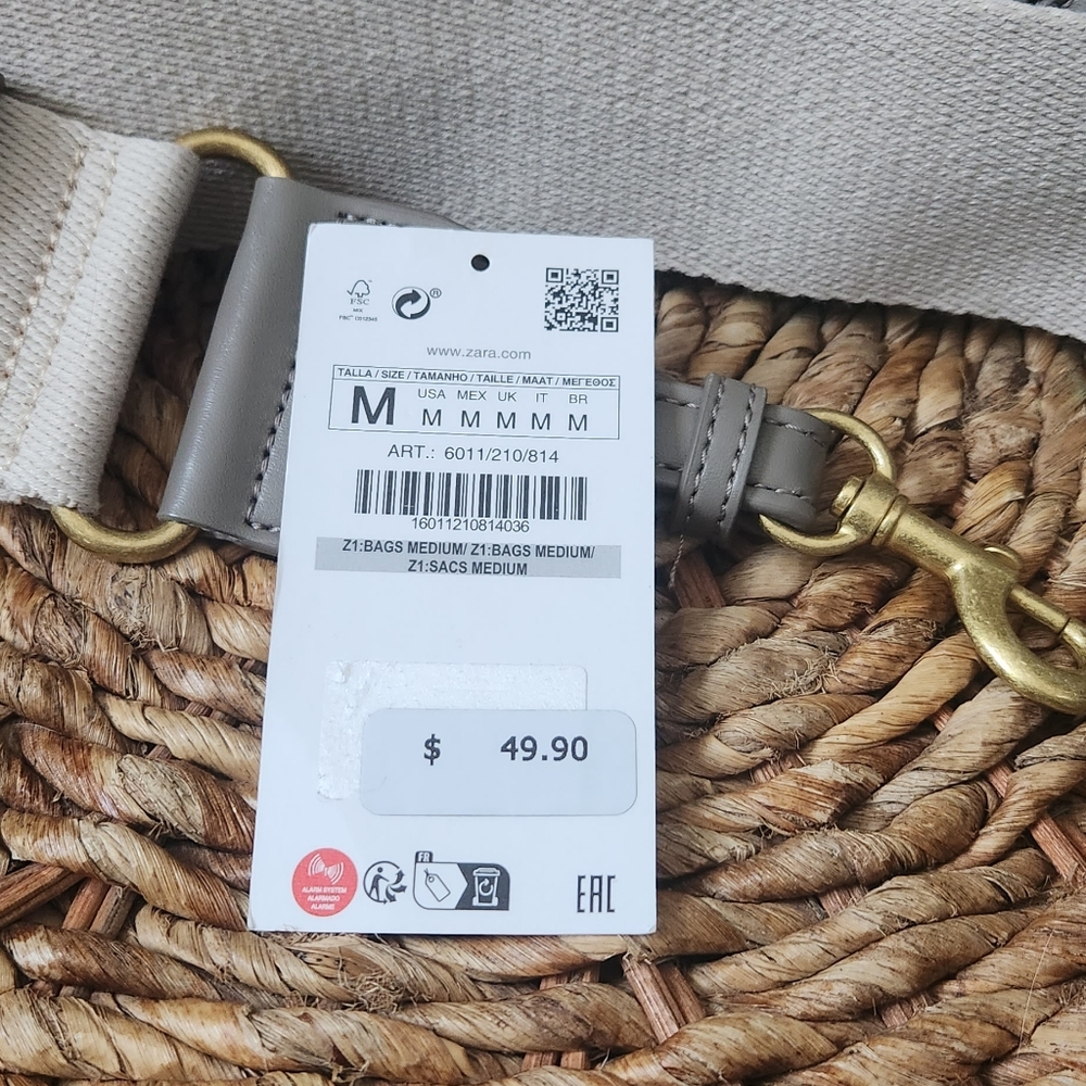 Zara Taupe Crossbody Bag - Picture 8 of 8